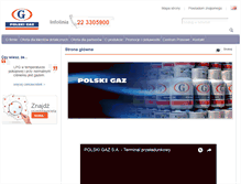 Tablet Screenshot of polskigaz.pl